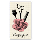 mod vintage chic de rose de coiffeur de styliste