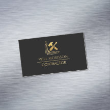 Modern Building Construction Golden & Black