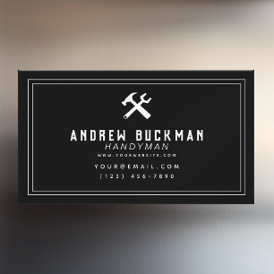 Carte De Visite Magnétique Moderne menuiserie menuiserie Home Amélioration