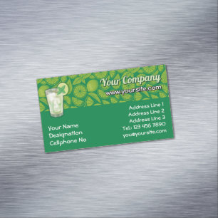 Carte De Visite Magnétique Mojito