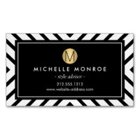 Monogramme d'or Motif rétro