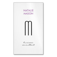 Monogramme moderne lisse et mince 2