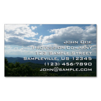 Carte De Visite Magnétique Montagnes Appalaches II Shenandoah