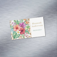 Motif Imprimé Léopard Floral Tropical