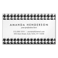 Motif noir et blanc de pied-de-poule