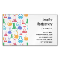 Motif scientifique divertissant Beakers and Flaque