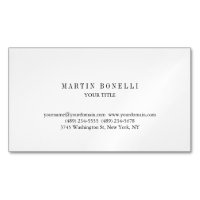 Noir et blanc professionnel mince