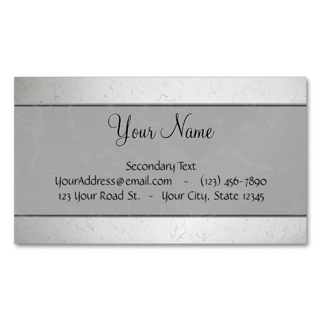 Carte De Visite Magnétique Nouveaux articles personnalisables (devant)