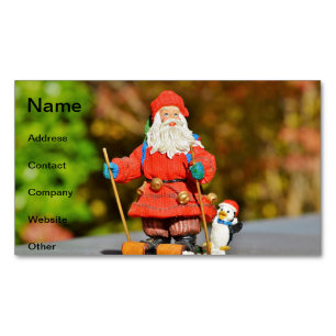 Carte De Visite Magnétique Ornement du père noël