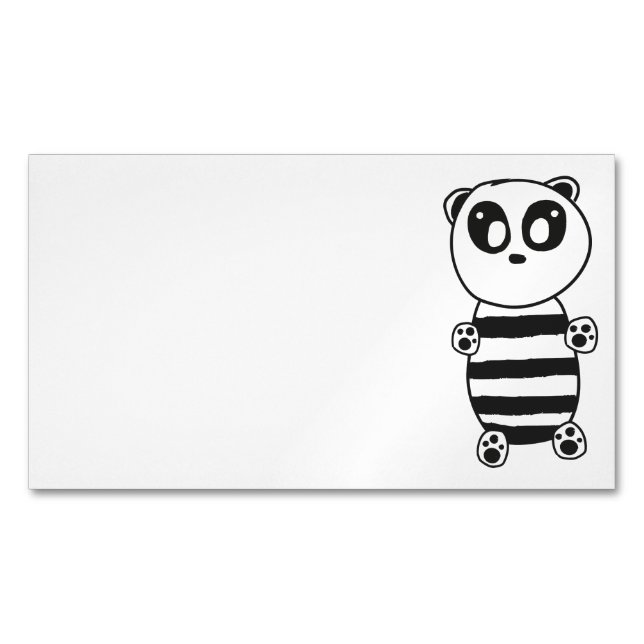 Carte De Visite Magnétique Panda Kids (devant)