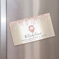 Parties scintillant rose goutte de fraise Confecti