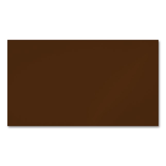 Carte De Visite Magnétique Pastel Brown, Pine Cone, Puce, (devant)