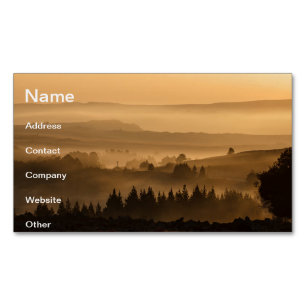 Carte De Visite Magnétique Paysage de coucher du soleil