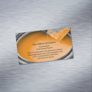 Carte De Visite Magnétique Peinture