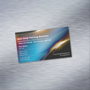 Carte De Visite Magnétique Peinture du corps automatique   Professionnel mode
