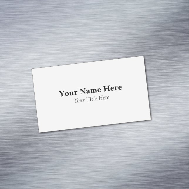 Carte De Visite Magnétique Personnalisé (In Situ)
