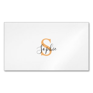 Carte De Visite Magnétique Personnalisé Votre Nom, Nom personnalisé, Cadeau d