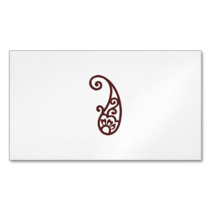 Carte De Visite Magnétique Point rouge