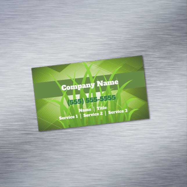 Carte de visite magnétique pour l'entretien de la  (In Situ)