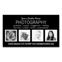 Pro photographe avec 4 photos faites sur commande