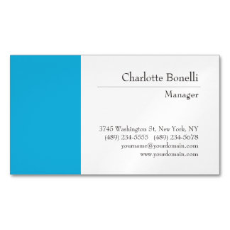 Carte De Visite Magnétique Professionnel moderne minimaliste Plain
