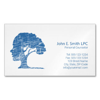 Carte De Visite Magnétique Psychologue Conseiller personnel, Thérapeute