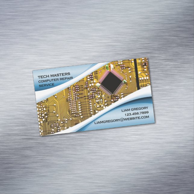 Carte De Visite Magnétique Réparation de l'ordinateur (In Situ)