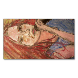 Carte De Visite Magnétique Rock Girl