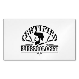 Carte De Visite Magnétique Salon de coiffure Coiffeur Professionnel Barbier