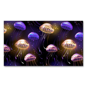 Carte De Visite Magnétique Sans joint avec méduse éclatante