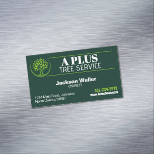 Carte De Visite Magnétique Service d'ajustement de l'arborescence