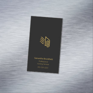 Carte De Visite Magnétique Service de repassage à domicile professionnel simp