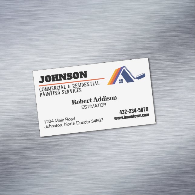 Carte De Visite Magnétique Services de peinture commerciale et résidentielle (In Situ)