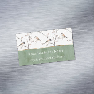 Carte De Visite Magnétique site web Birds of A Feather nom d'entreprise