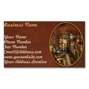 Carte De Visite Magnétique Steampunk - Cuves de réflexion