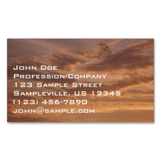 Carte De Visite Magnétique Sunset Clouds II Pastel Nature Abstraite