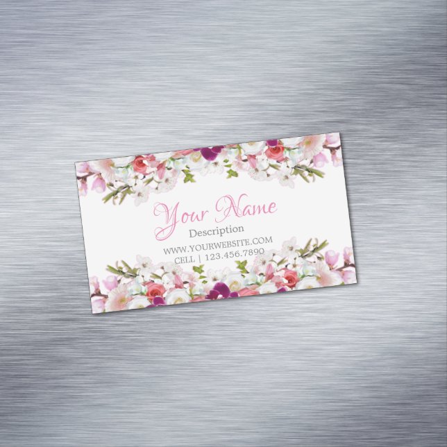 Carte De Visite Magnétique Tarjeta de visita - Floral (In Situ)