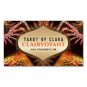 Carte De Visite Magnétique Temple de déesse Imaginaire fractal 01