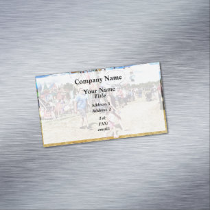 Carte De Visite Magnétique Une journée à la foire