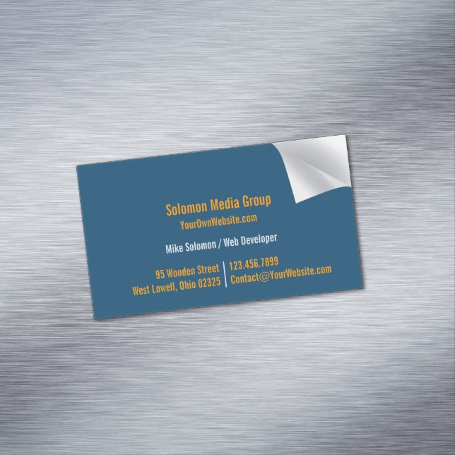 Carte De Visite Magnétique Unique (In Situ)