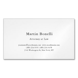 Carte De Visite Magnétique Unique Classique Personnalisé Sur Mesure