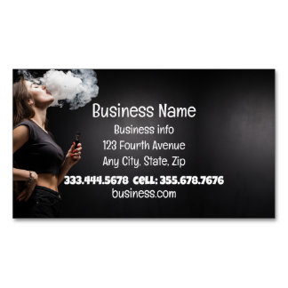 Carte De Visite Magnétique Vape Smoke Shop Store Cigarette électronique