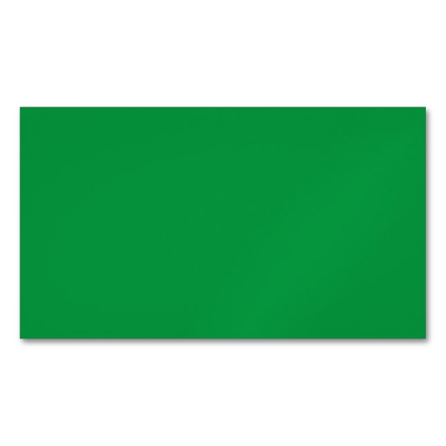 Carte De Visite Magnétique Vert pâle, Ferme, Vert forestier, (devant)