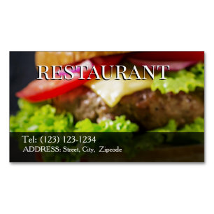 Carte De Visite Magnétique viande grillée