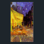 Carte De Visite Magnétique Vincent Van Gogh Café Terrasse Au Night Fine Art<br><div class="desc">Vincent Van Gogh Cafe Terrace At Night Fine Art Vincent Willem van Gogh est un peintre postimpressionniste hollandais dont l'oeuvre, remarquable par sa beauté rugueuse, son honnêteté émotionnelle et sa couleur audacieuse, a eu une influence considérable sur l'art du XXe siècle. Il produit des portraits, des autoportraits, des paysages et...</div>
