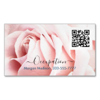 Votre profession, Code QR, Rose rose pâle
