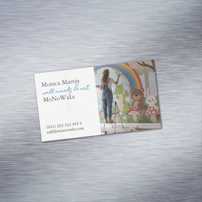 Carte De Visite Magnétique Wall Mural Painter  (In Situ)