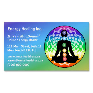 Carte De Visite Magnétique Yoga Chakra