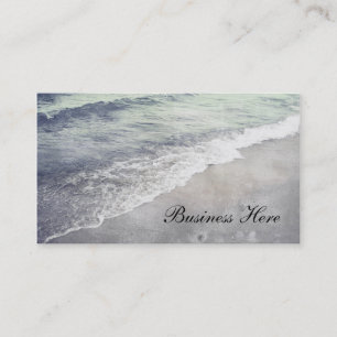 Carte De Visite Magnifique Retro Lake Michigan Shoreline Business