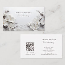 Magnolia 3D Blanc Élégant